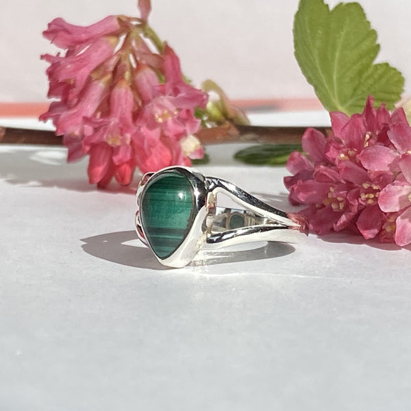 Elegant Solid Sterling Silver Rings with Semi-Precious (Chakra) Gemstones - Style 3
