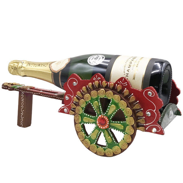 Decorative Wine Holder - Hand Crafted and Hand Painted