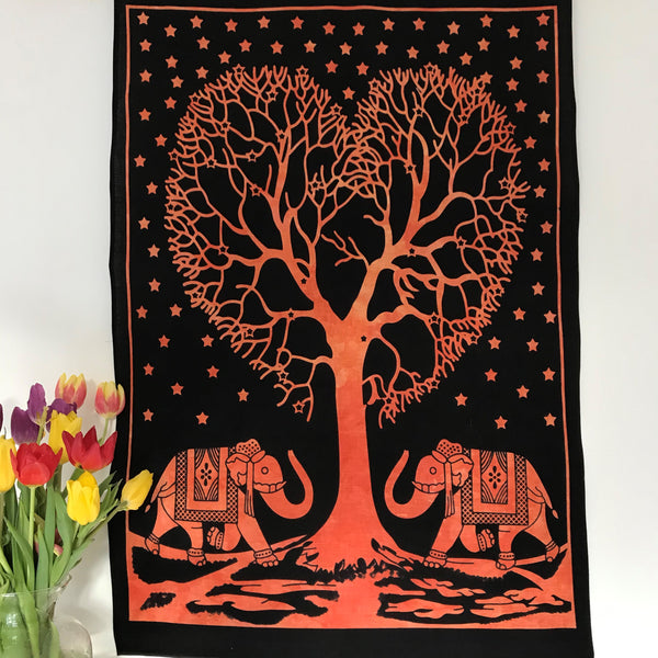 Printed Cotton Poster - Tree of Life