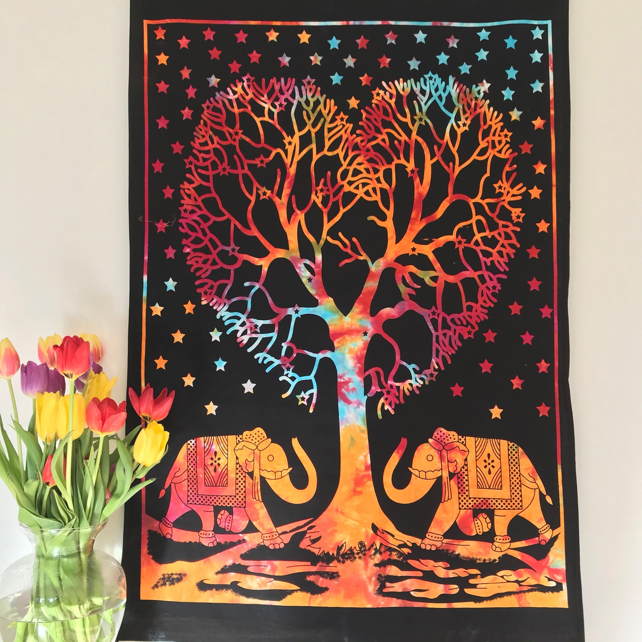 Printed Cotton Poster - Tree of Life