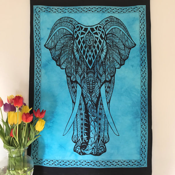 Printed Cotton Poster - Elephant